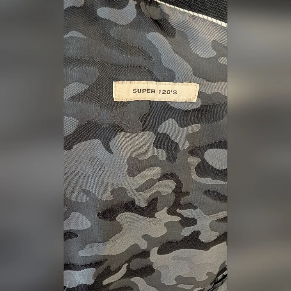 Joseph Abboud Just One Earth Dark Gray Slim Fit Blazer Sport Coat Super 120's - Picture 5 of 16